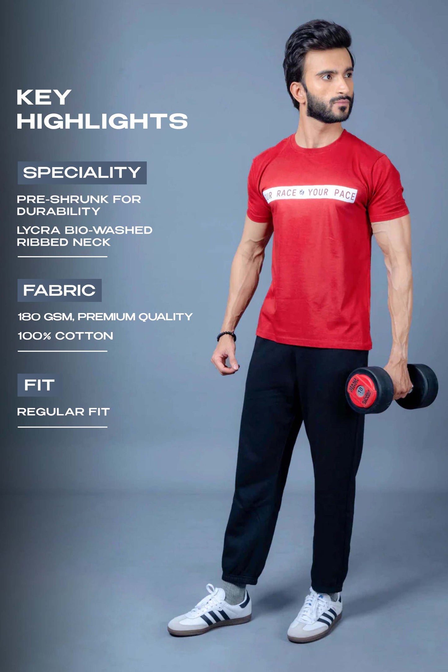 Premium gym wear set – breathable and sweat-resistant for intense workouts