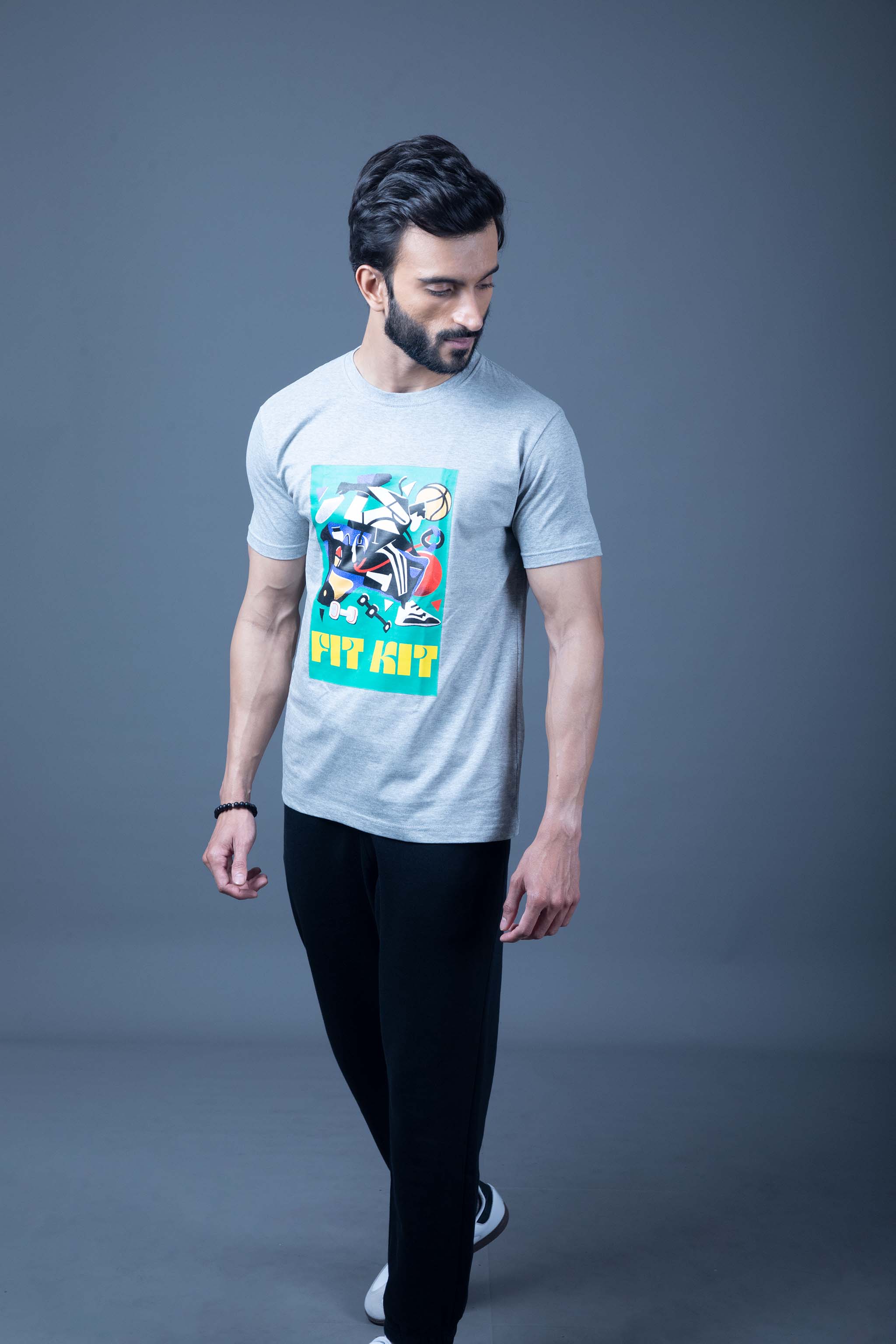 Fit Kit Grey Melange – Gear Up in Style, Grind in Comfort