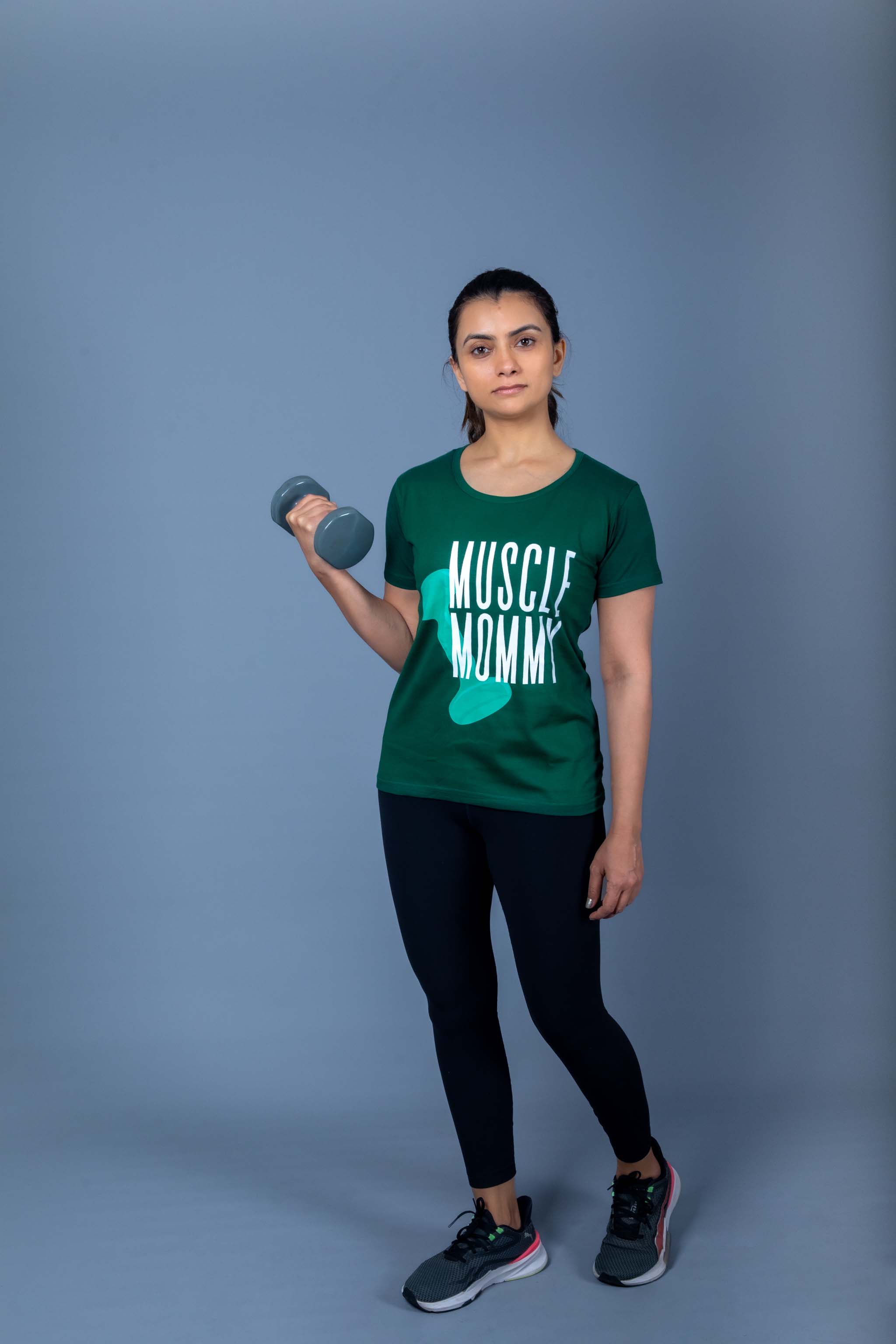 Muscle Mommy Bright Bottle Green: Strength, Power & Unstoppable Energy