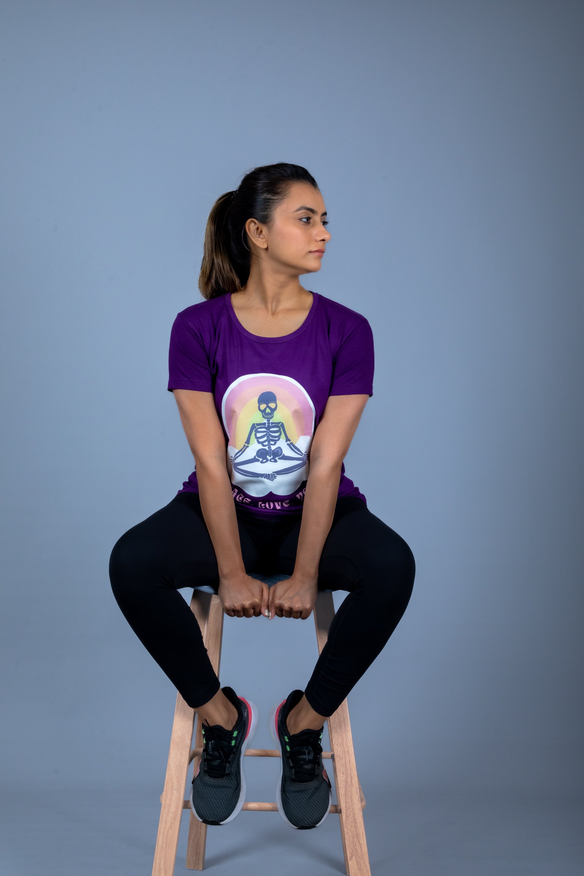 Peace Love Yoga Purple – Flow With Soul
