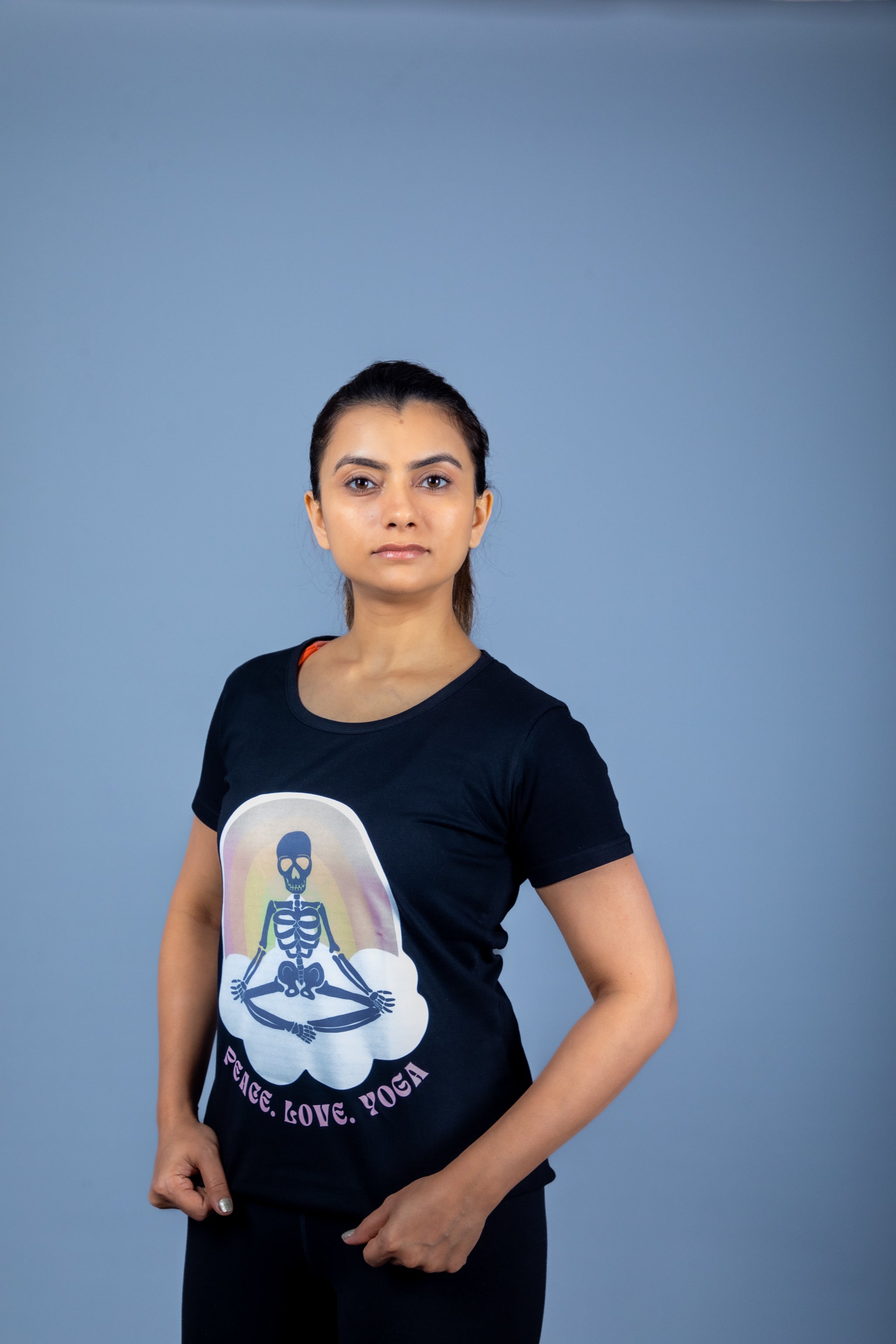 Peace Love Yoga Black: Flow in Strength, Balance & Serenity