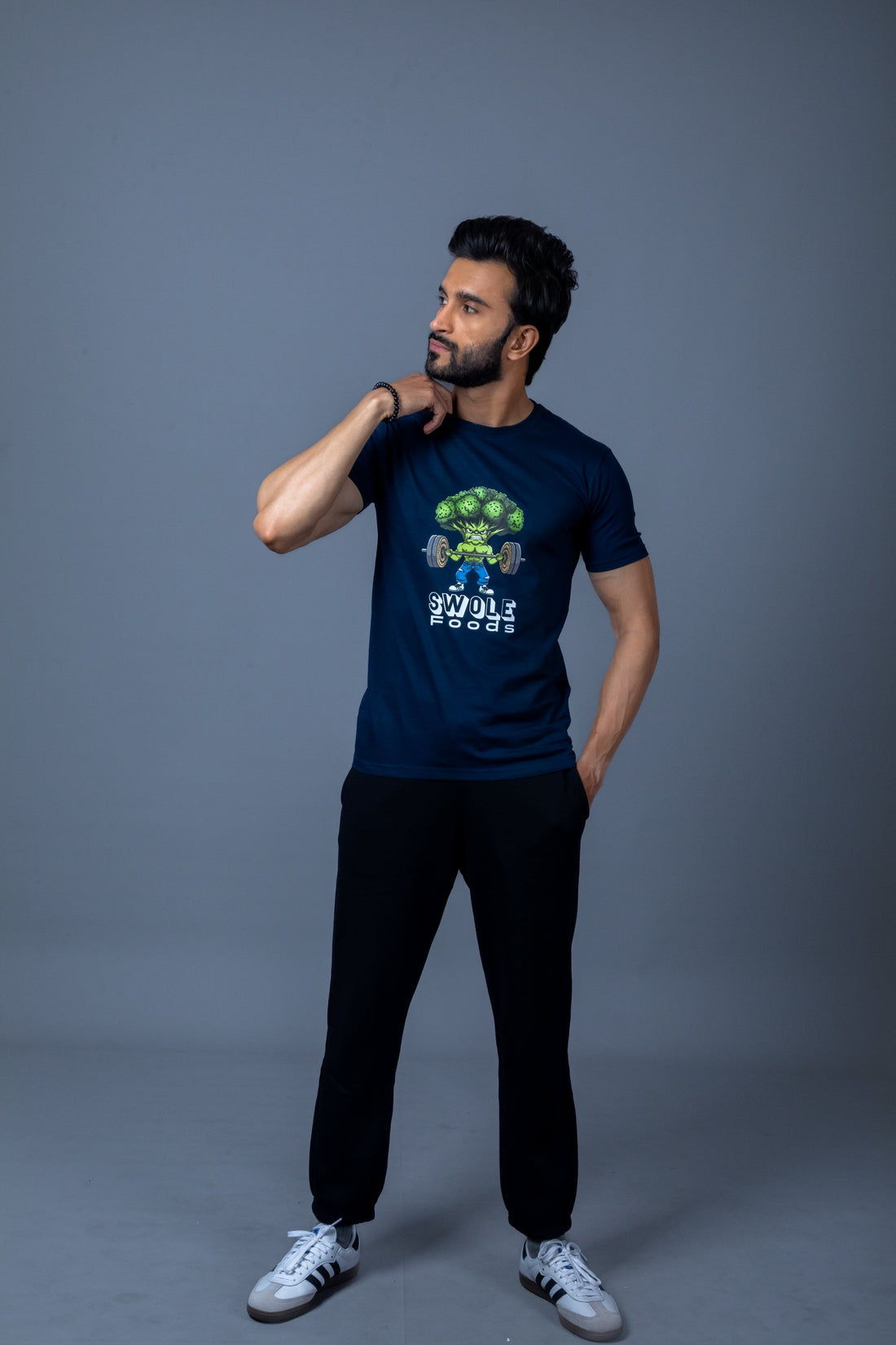Swole Foods Navy Blue – Feast. Flex. Repeat.