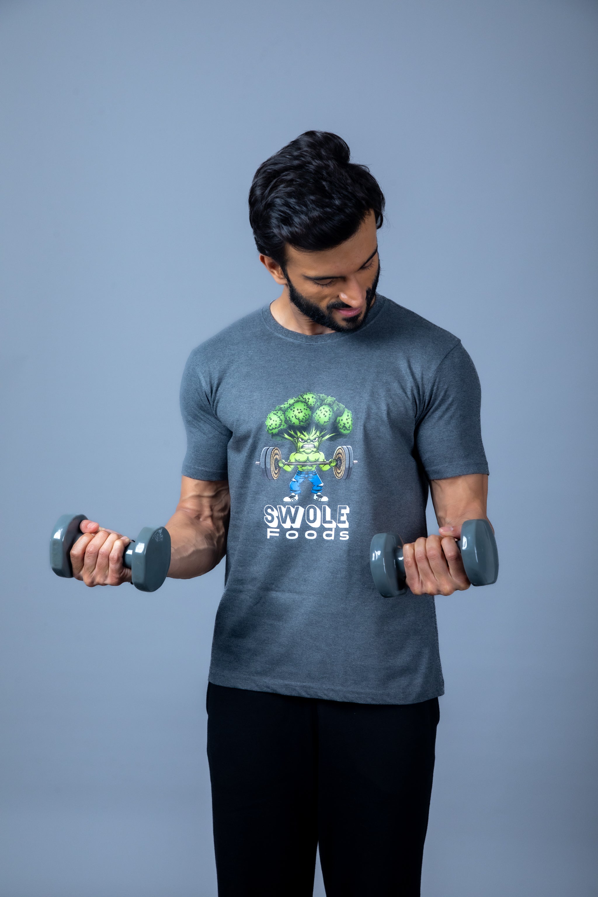 Swole Foods Charcoal Melange – For the Gym-Hungry Lifters