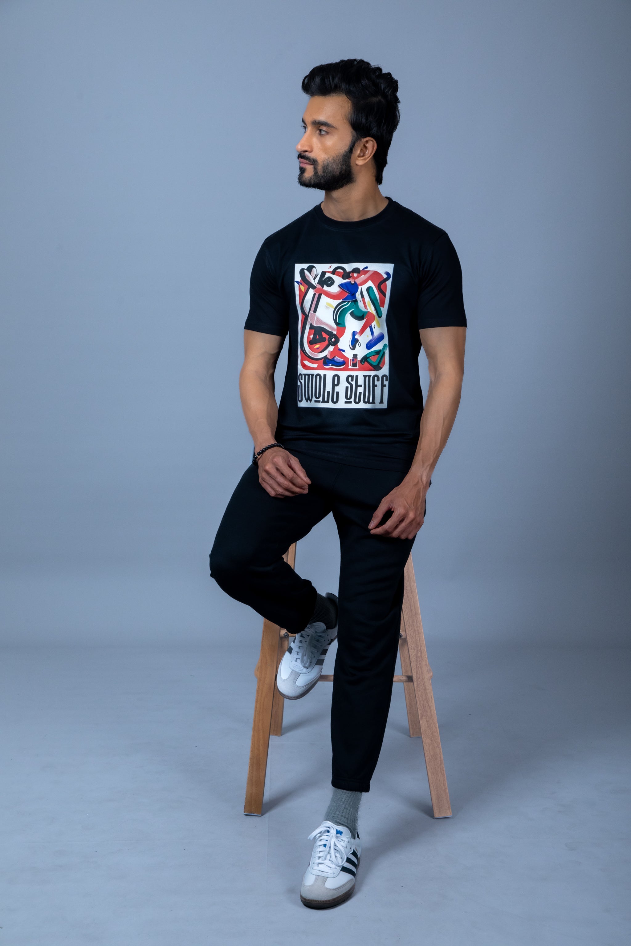 Swole Stuff Black – Lift Heavy, Stay Strong, Look Bold