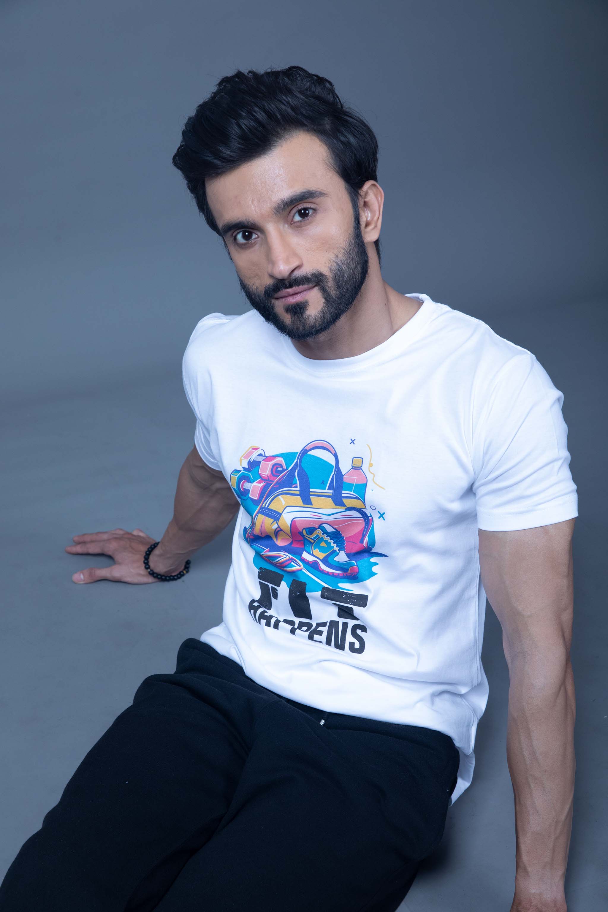 Fit Happens White – Funny, Fierce & Fit Ready