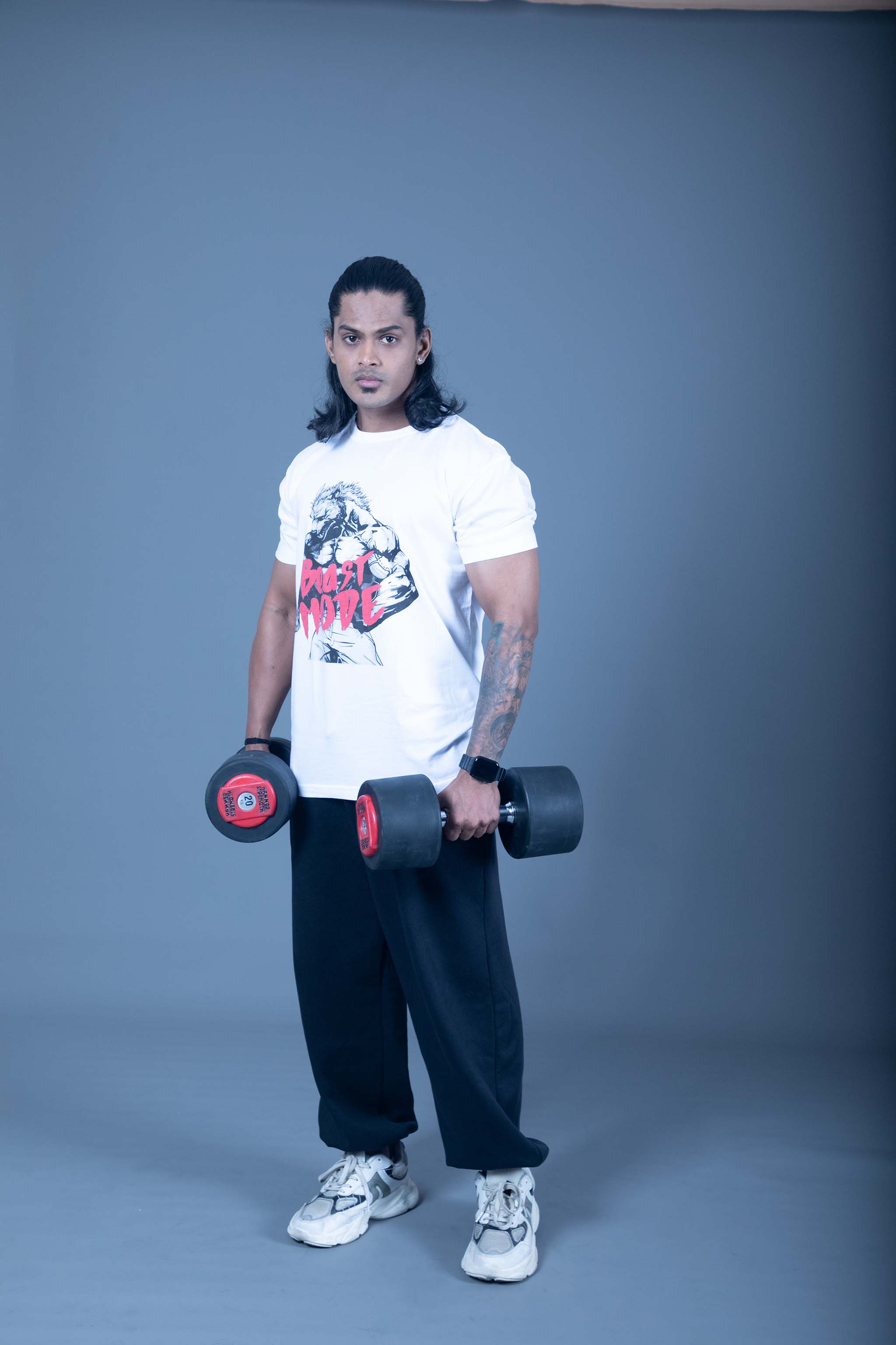 Beast Mode White – Unleash the Power in Silence