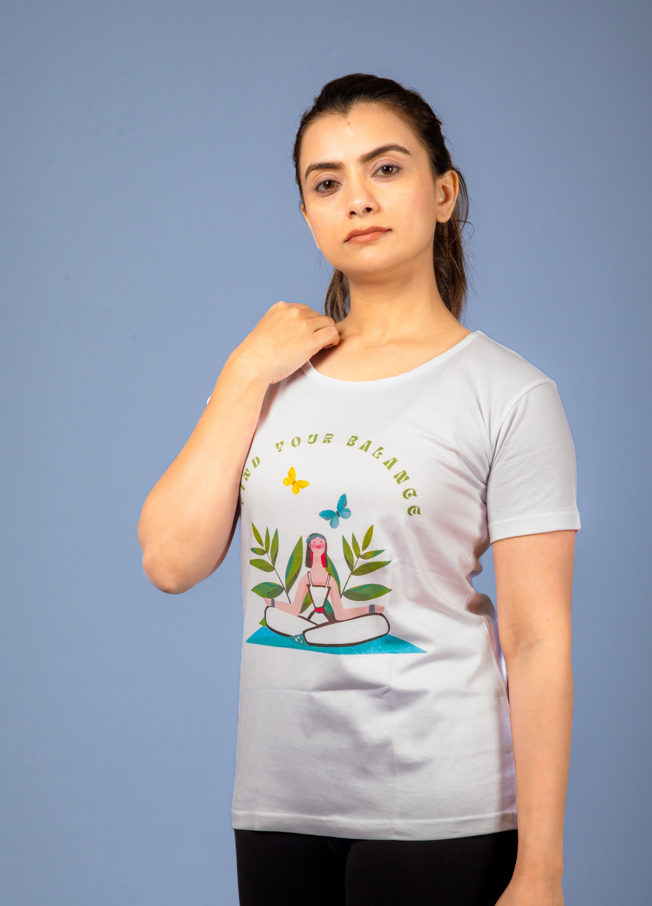 Find Your Balance White – Centered, Calm, Unstoppable