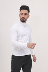 LONG SLEEVE COMPRESSION WHITE