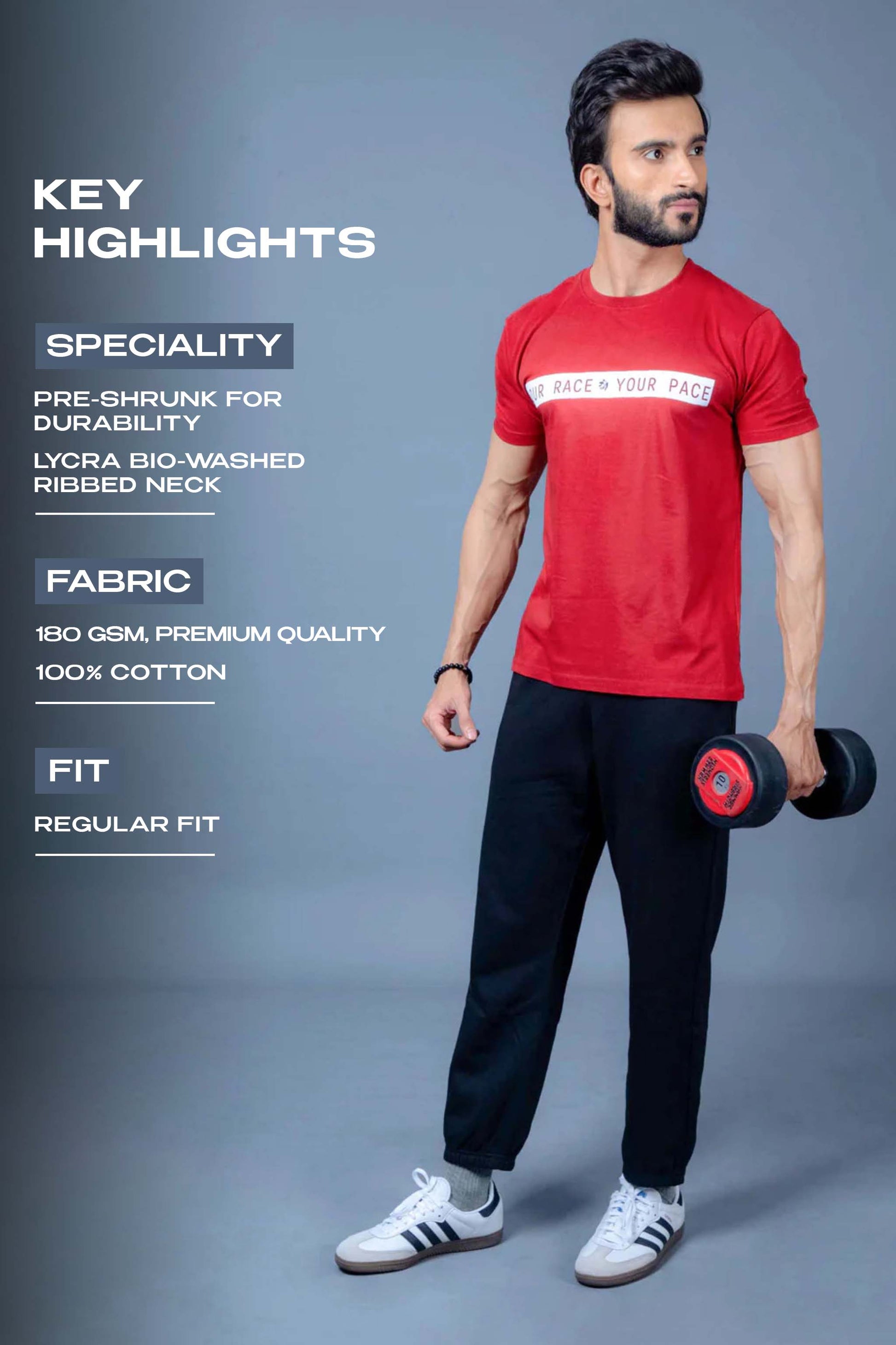 Premium gym wear set – breathable and sweat-resistant for intense workouts
