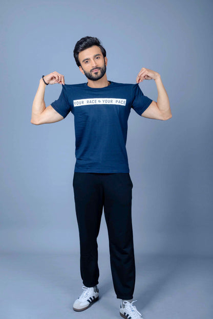 Men’s dri-fit t-shirt designed for gym workouts, running, and sports activities
