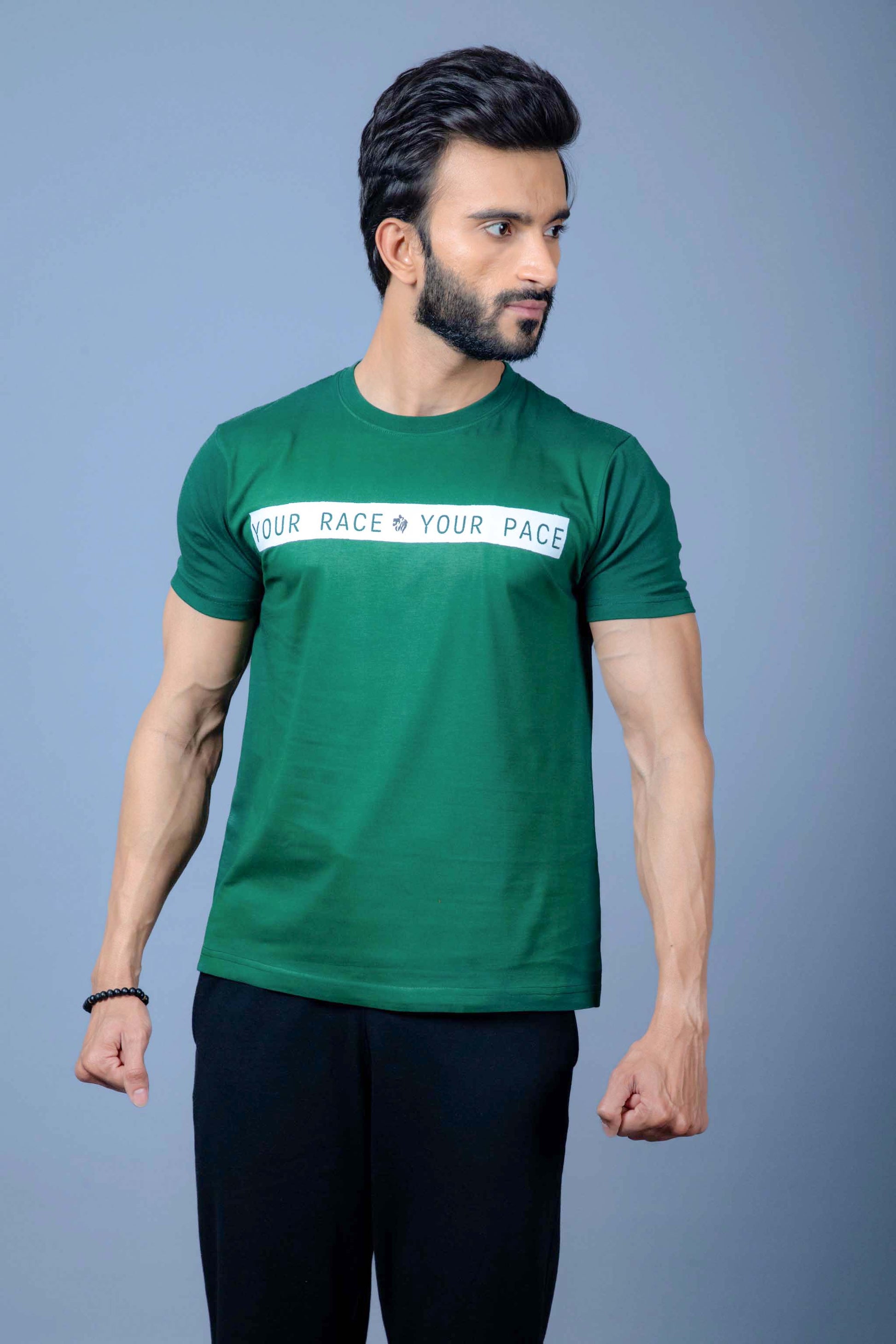 Person wearing a casual everyday tee shirt for a relaxed and comfortable look
