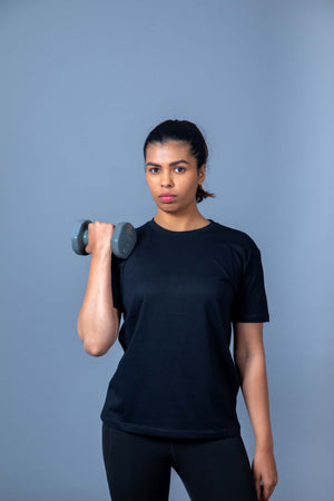 Premium women's activewear t-shirts designed for sweat-wicking, flexibility, and ultimate comfort
