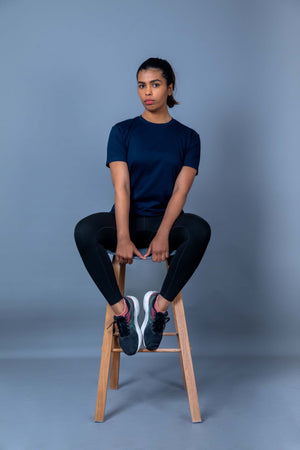 High-quality women's t-shirts for the gym, designed for comfort, breathability, and a sleek workout look.